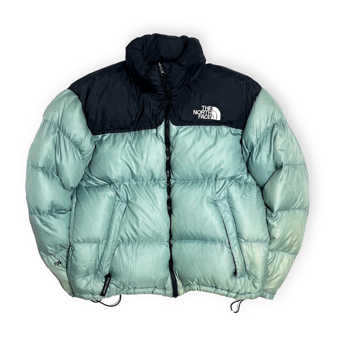 90's North Face Nuptse JKT "Ice Teal" Size (L)