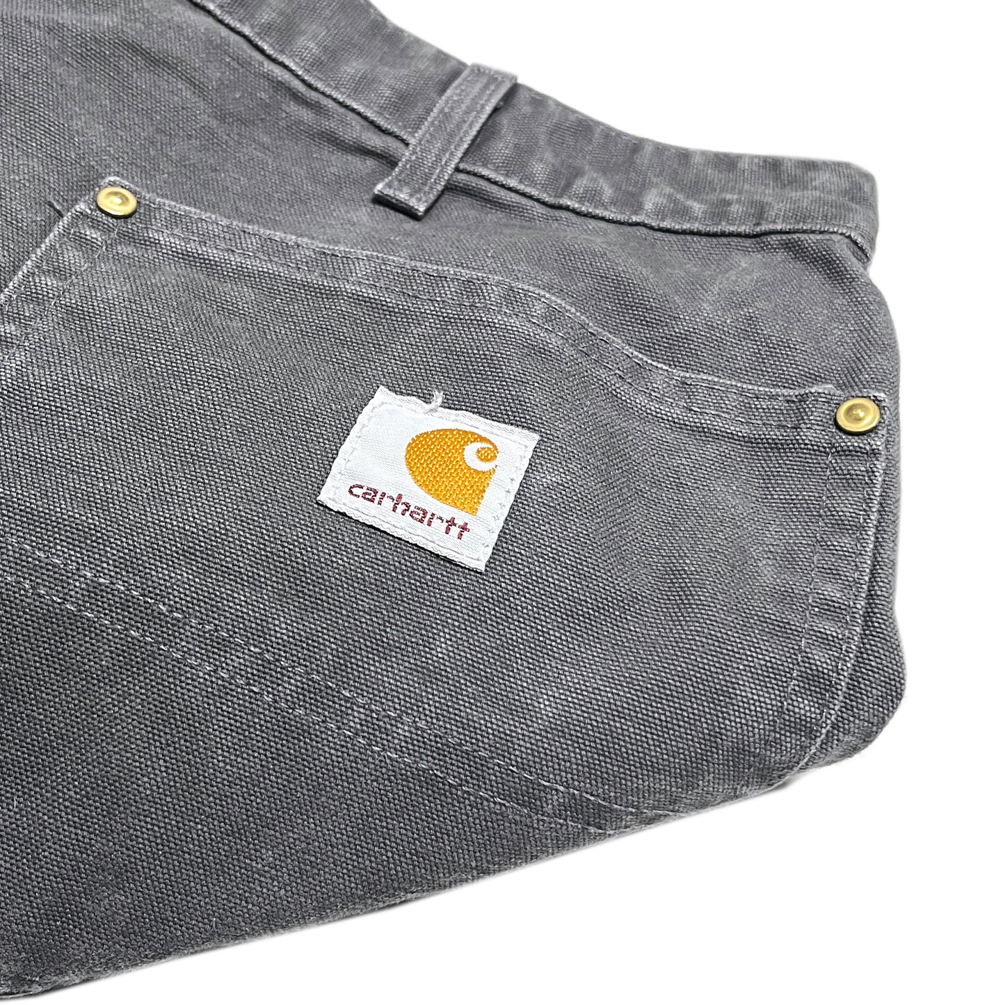 アメリカ製 Carhartt ダブルニー ペインターPT グレー Size (W36 L30)位