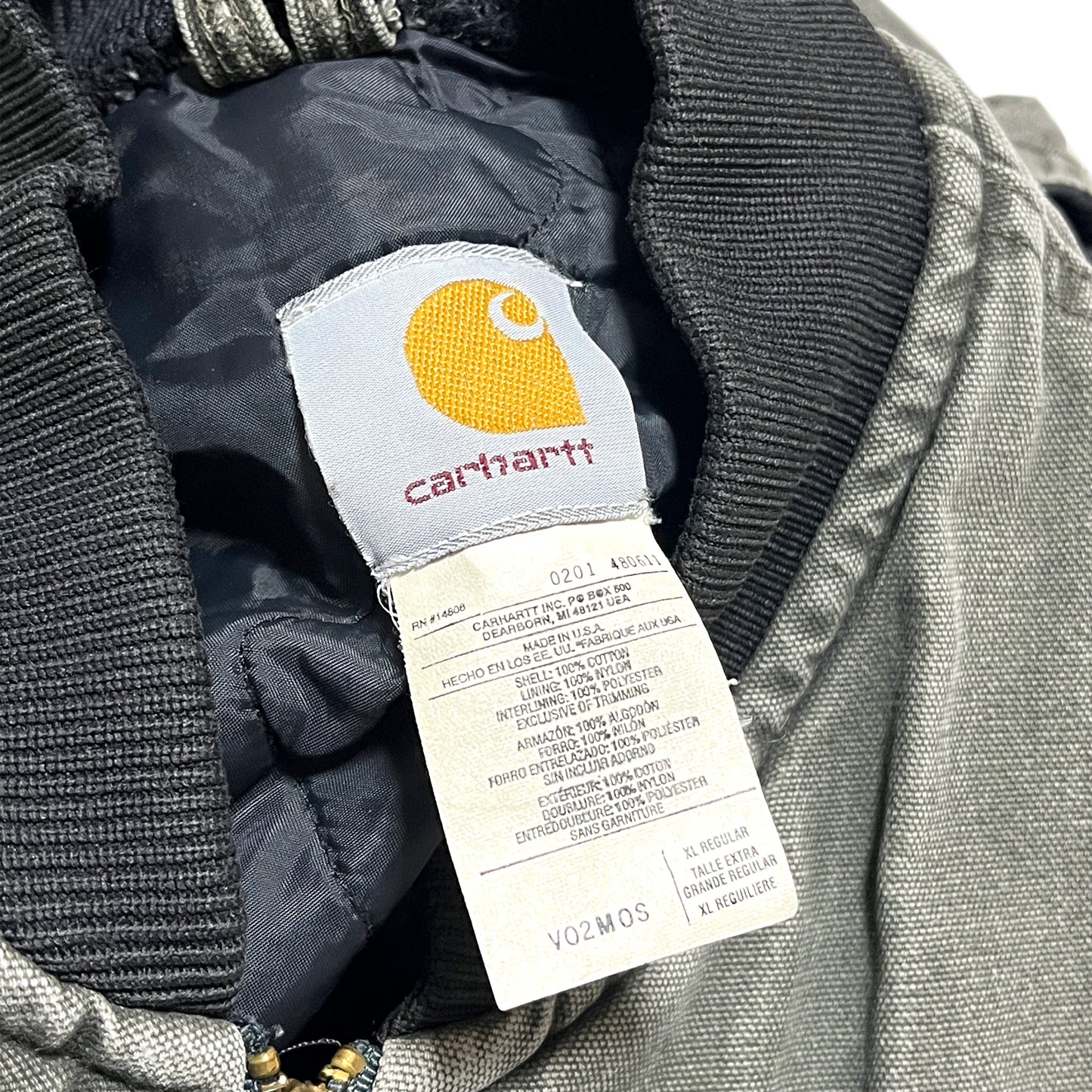 アメリカ製 Carhartt ダックベスト モスグリーン Size (XL)