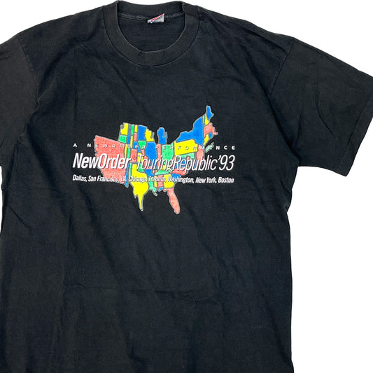 90's FRUIT OF THE LOOM New Order "Republic" Tour T Size (XL)