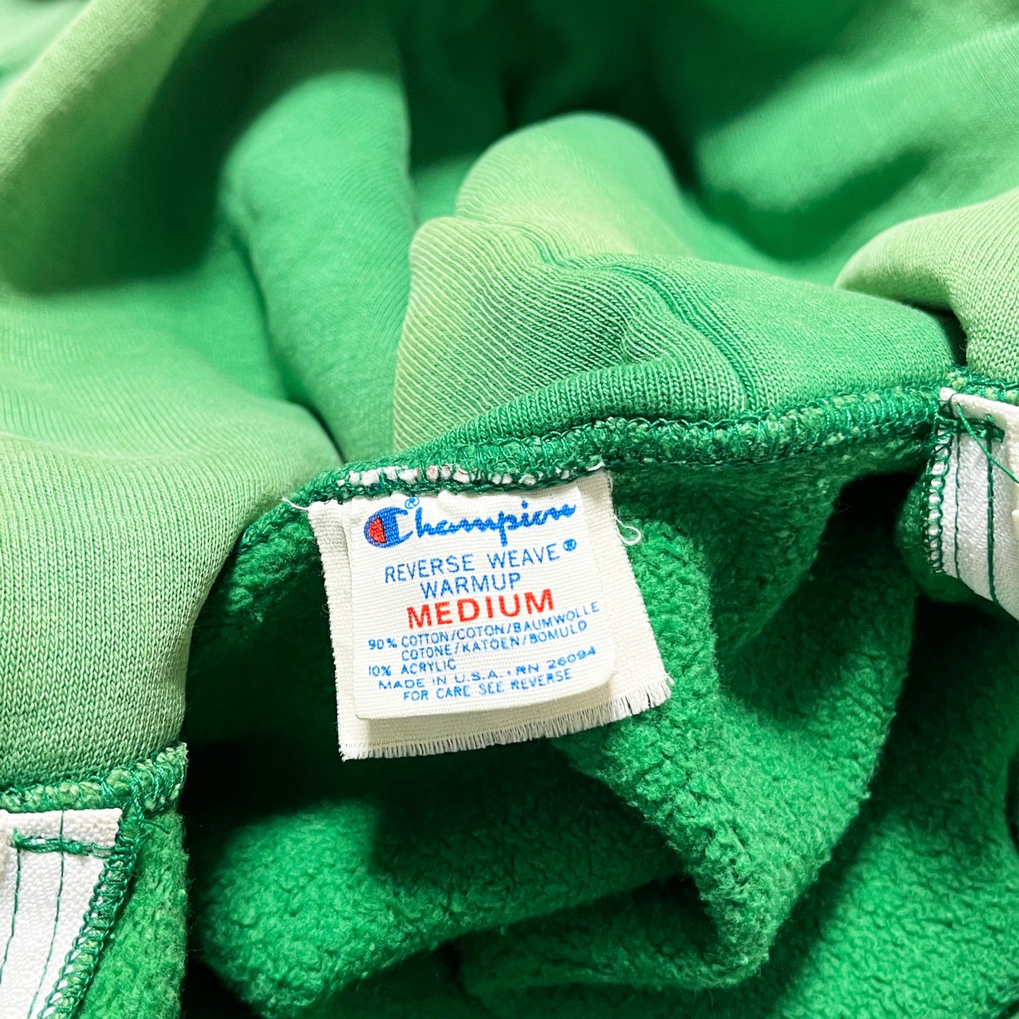 80's Champion R/W Zip Parka Green Size (M)