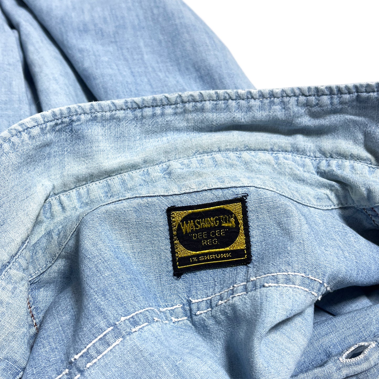 60's Washington Dee Cee Chambray SH Size (L)位