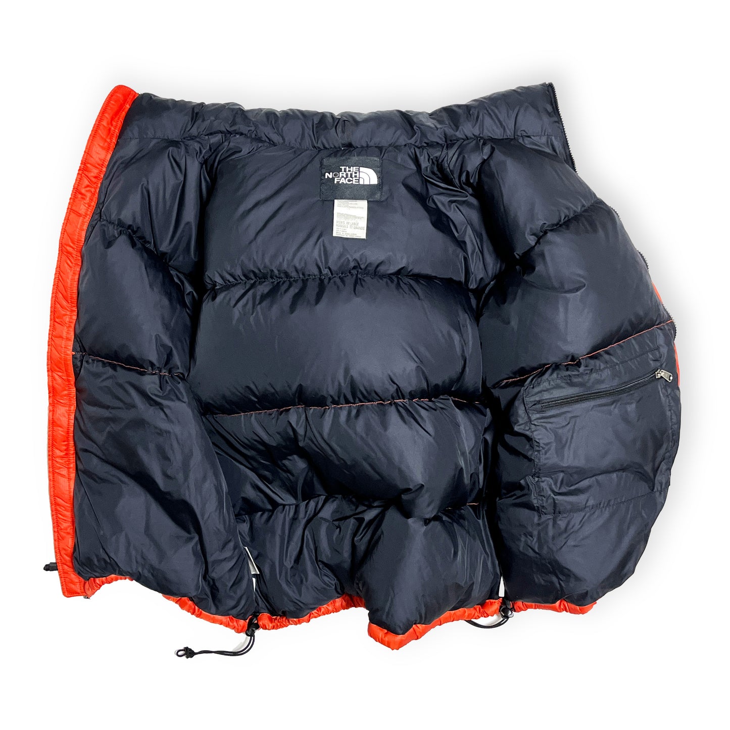 90's North Face Nuptse JKT "Mango Orange" Size (XXL)