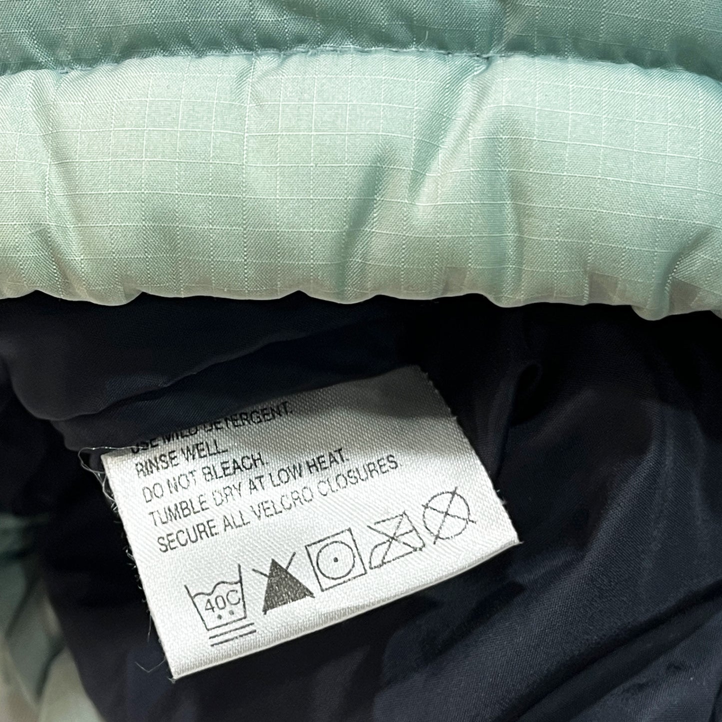 90's North Face Nuptse JKT "Ice Teal" Size (XL)