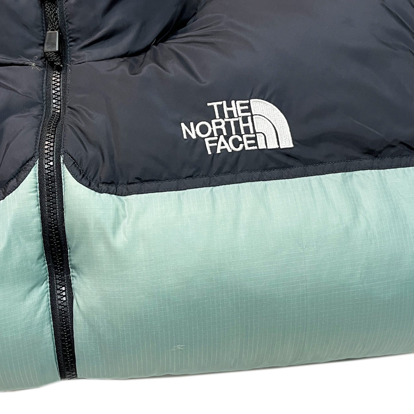 90's North Face Nuptse JKT "Ice Teal" Size (XL)