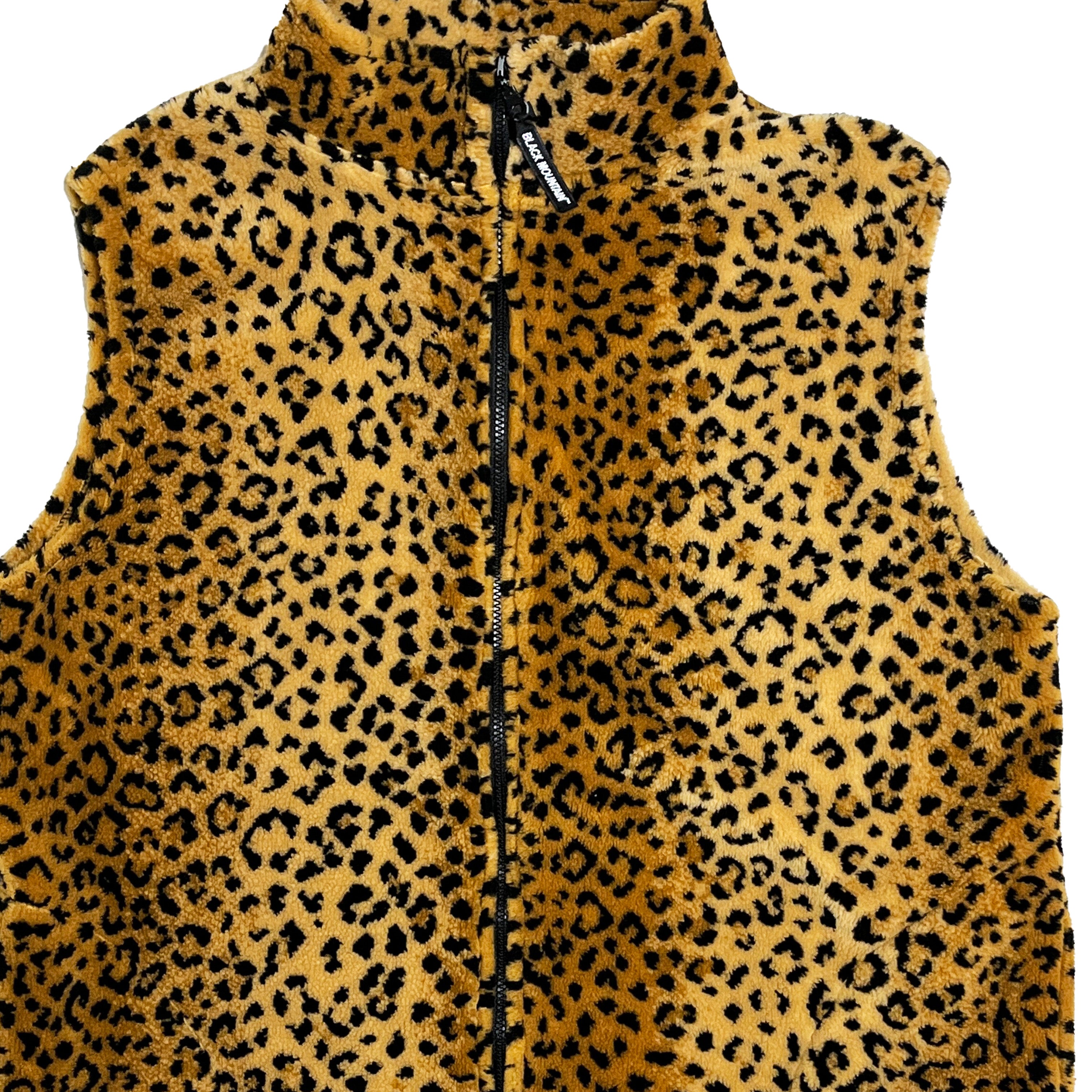 90's Black Mountain Vest Leopard Szie (XL)
