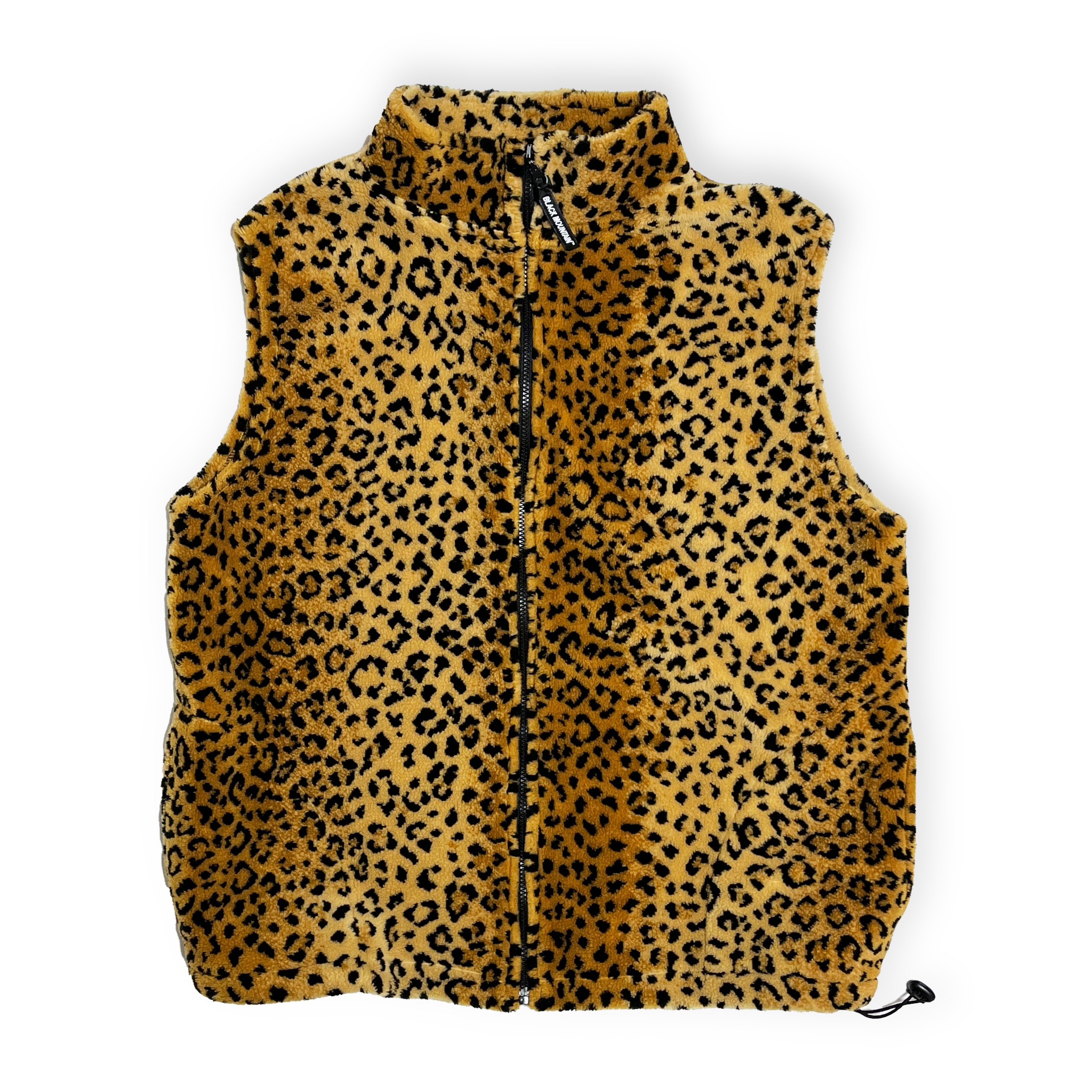 90's Black Mountain Vest Leopard Szie (XL)