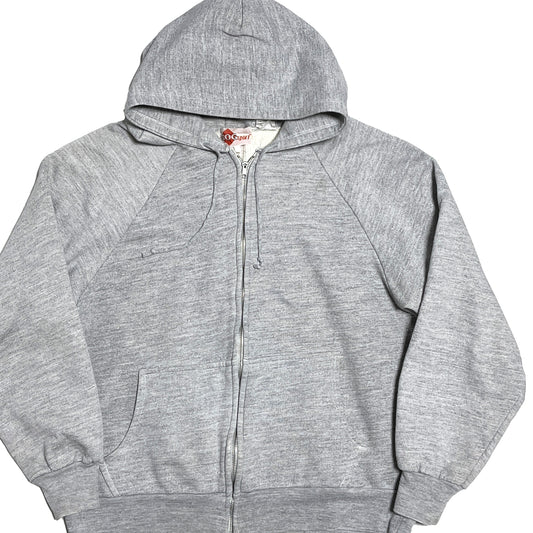 80's〜 BOG Sport Zip Parka Gray 裏サーマル付き Size (L)位 ルーマニア製