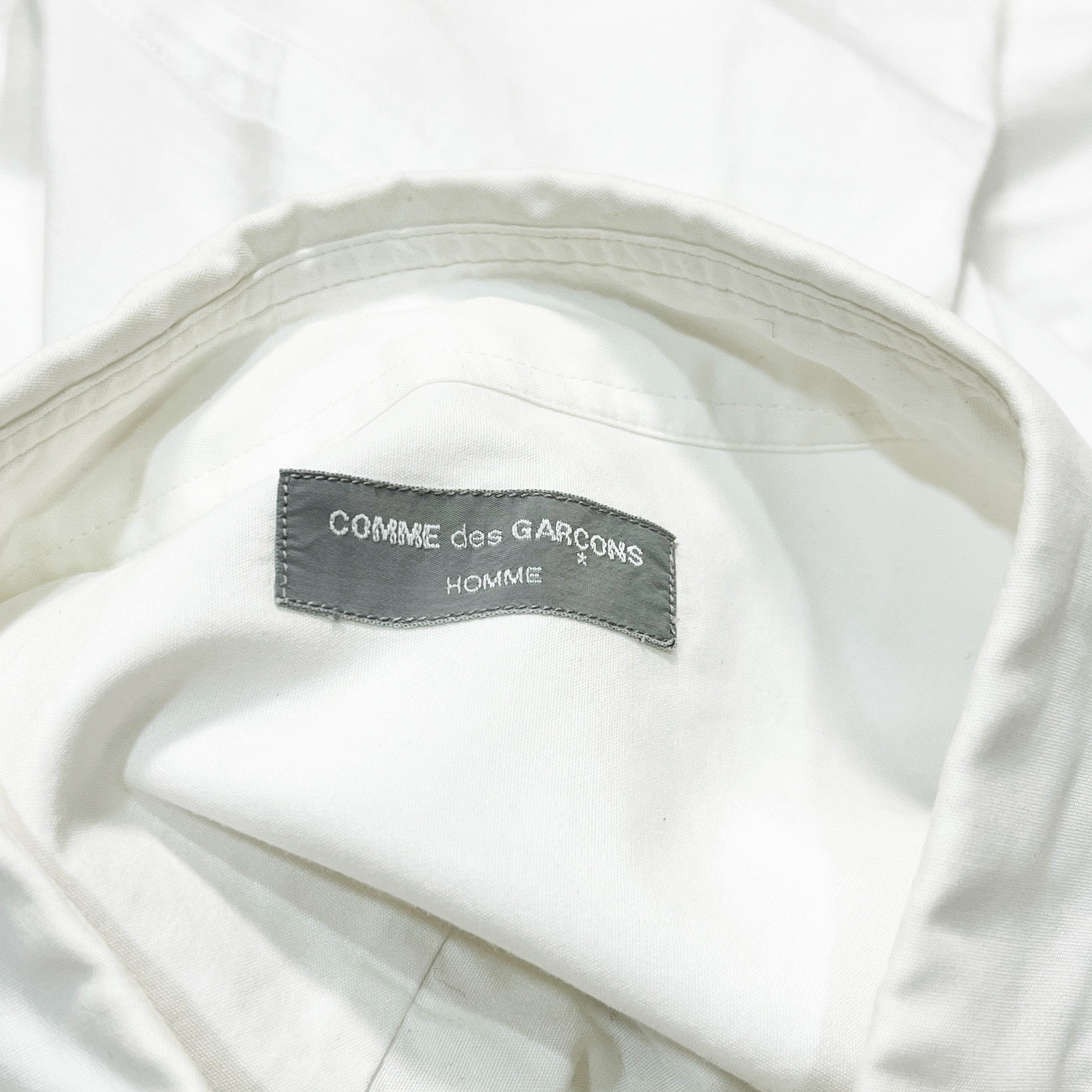 Comme des Garcons Homme White L/S SH Size (L)位 – frgeek