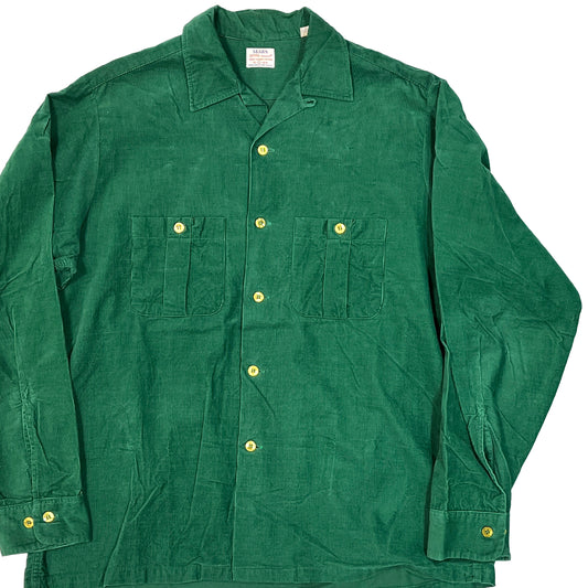 60's Sears Cords SH Green 単色 Size (L-TALL)