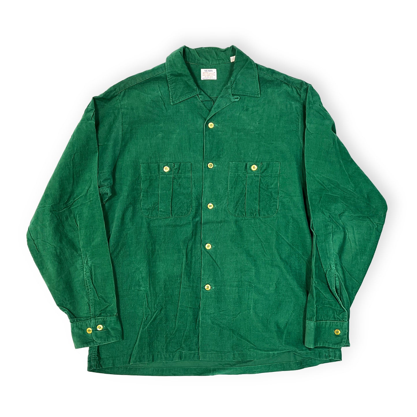 60's Sears Cords SH Green 単色 Size (L-TALL)