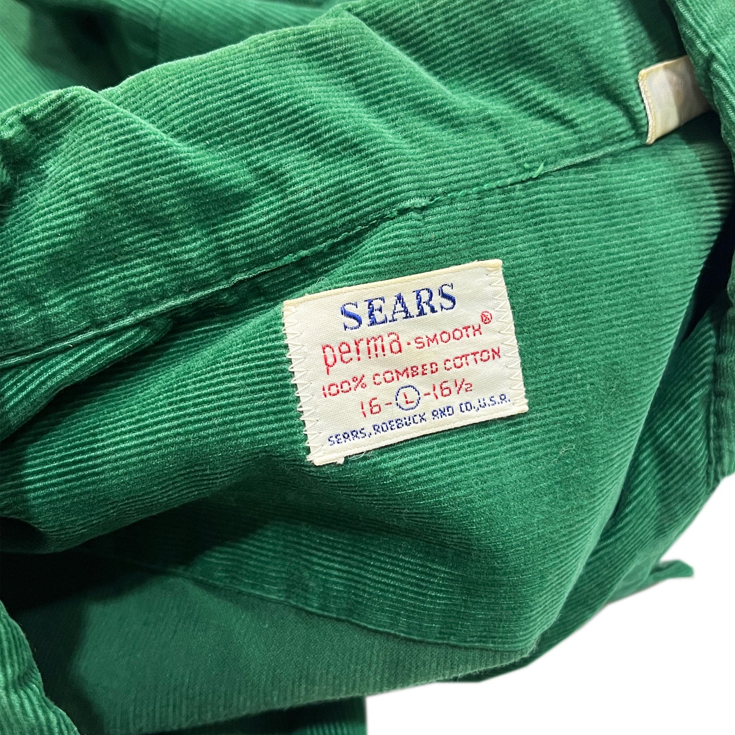 60's Sears Cords SH Green 単色 Size (L-TALL)