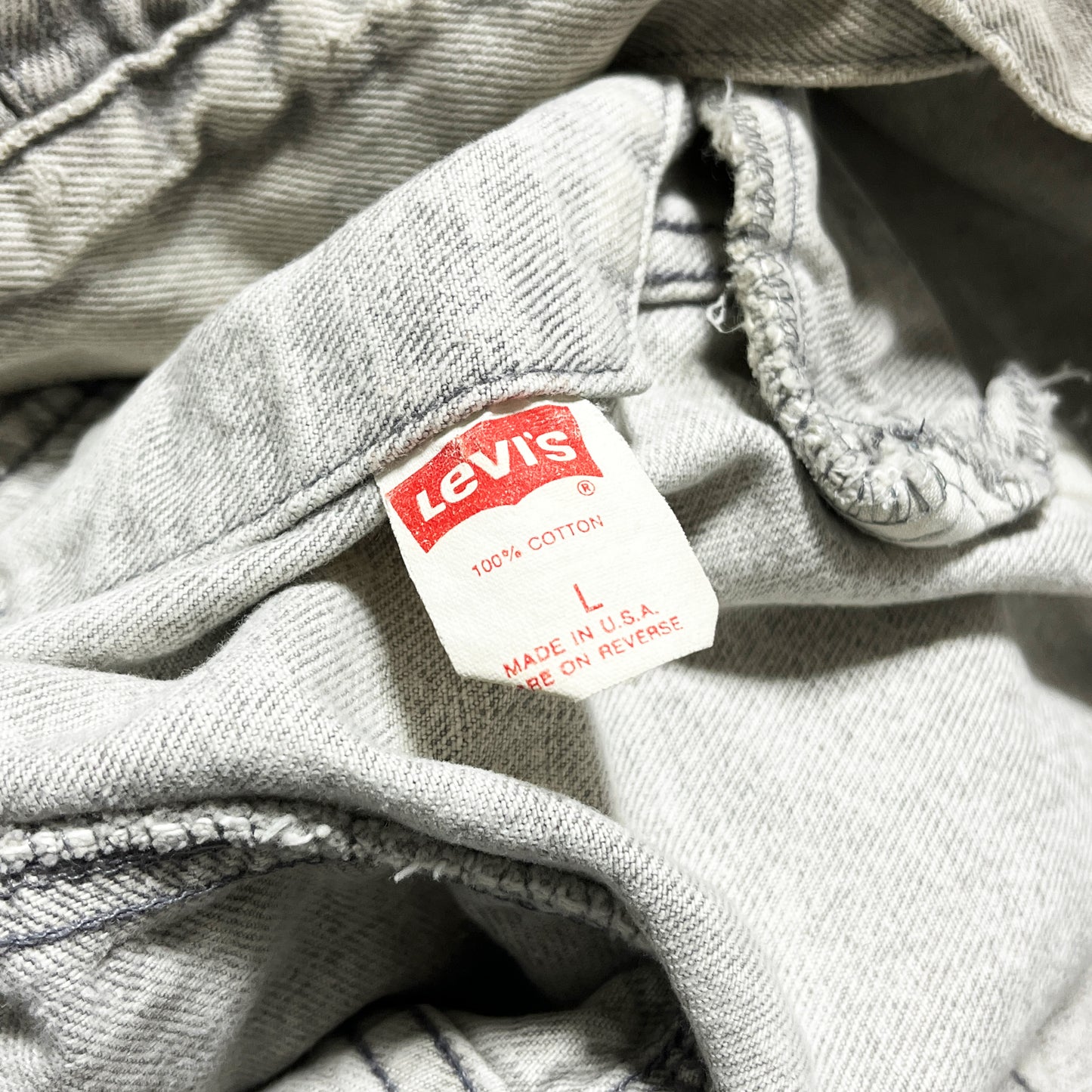 80's〜 Levi's 70507 Gray Denim JKT Size (L)