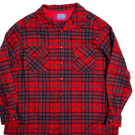 70's Pendlton WOOL SH Size (2X) 希少サイズ！