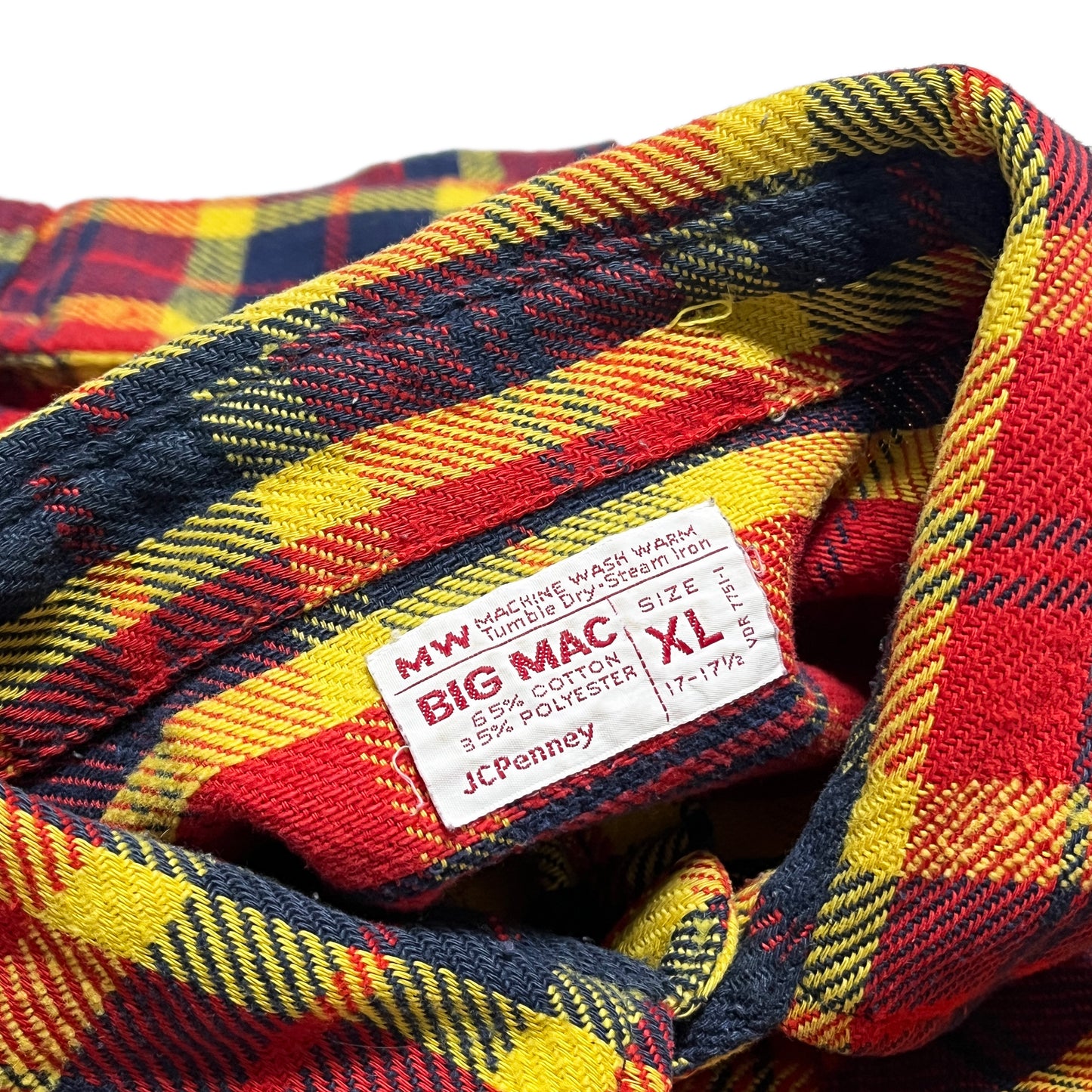 70's BIG MAC Nel SH 好配色チェック Size (XL) ビッグサイズ！