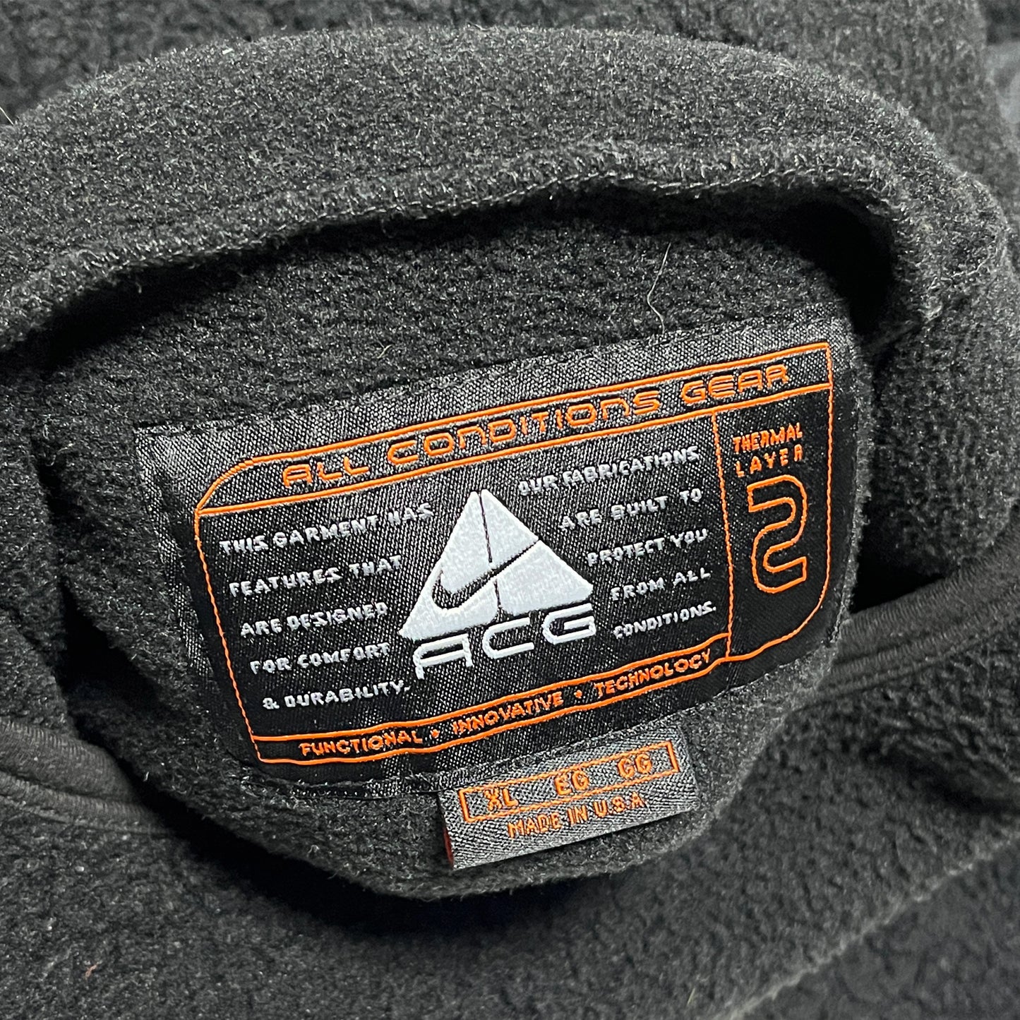 90's NIKE ACG Balaclava Sherpa Fleece Parka Size (XL)