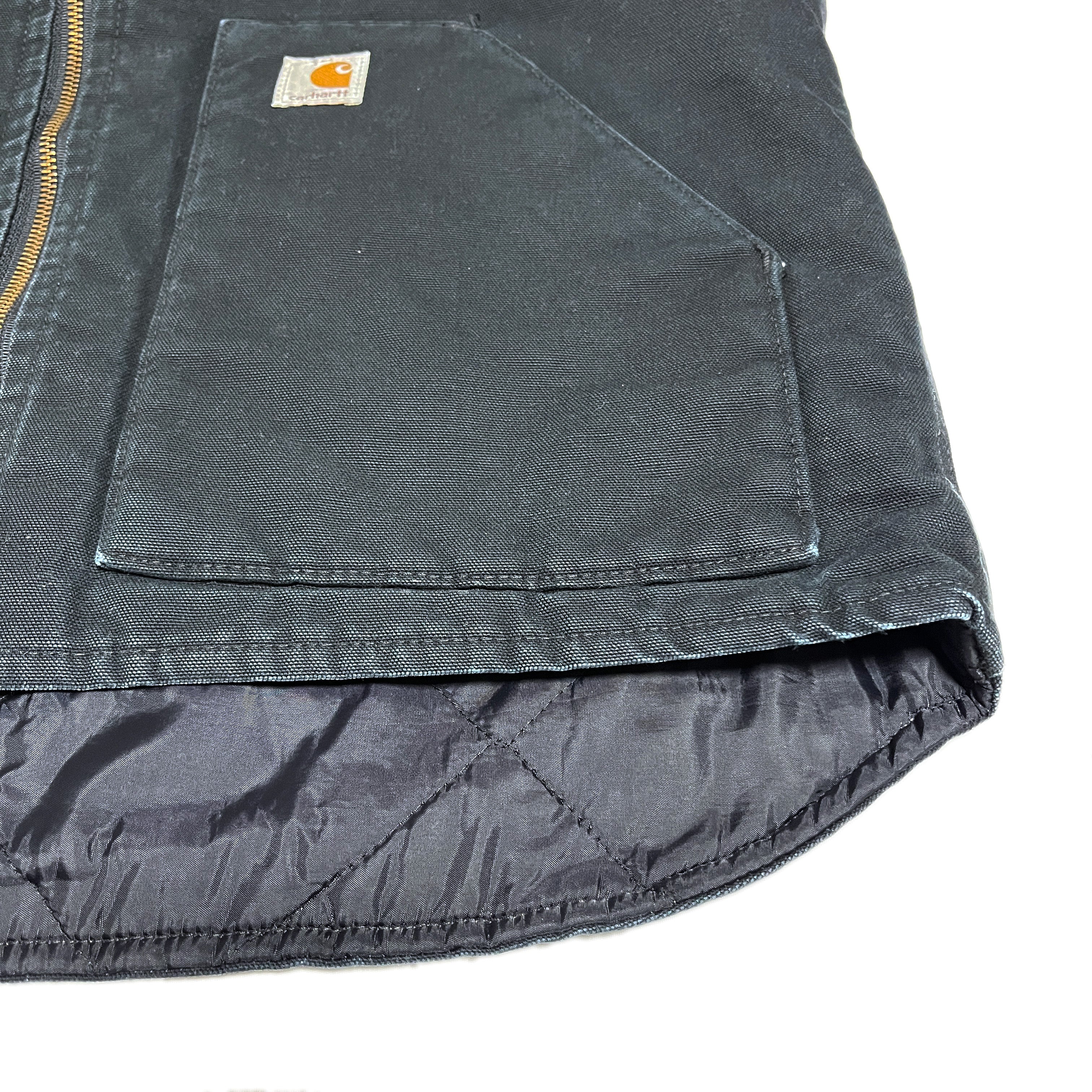 14 メキシコ製 Carhartt ダックベスト ブラック Size (L)