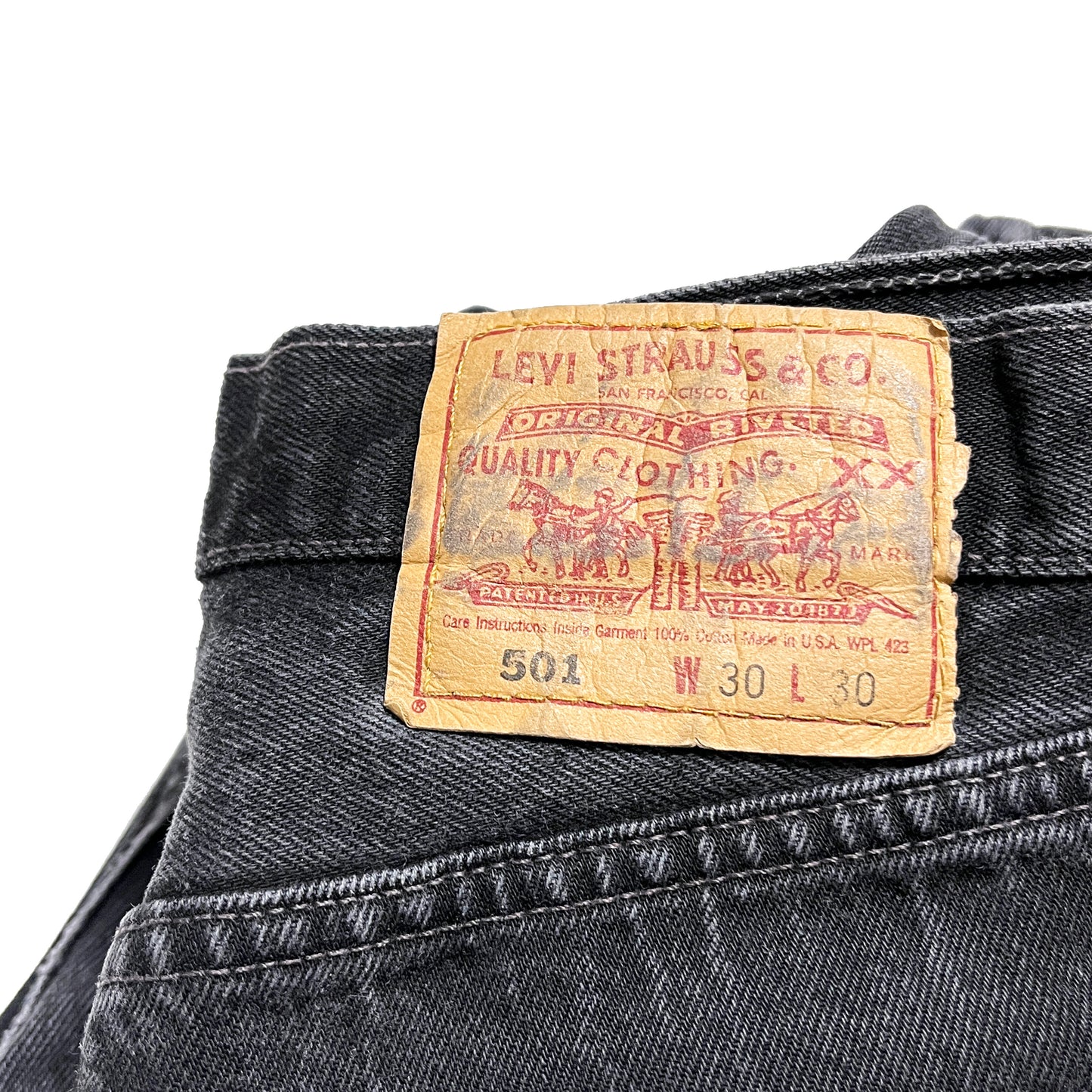 90's Levi's 501 Black Denim PT Size (W29 L30)位