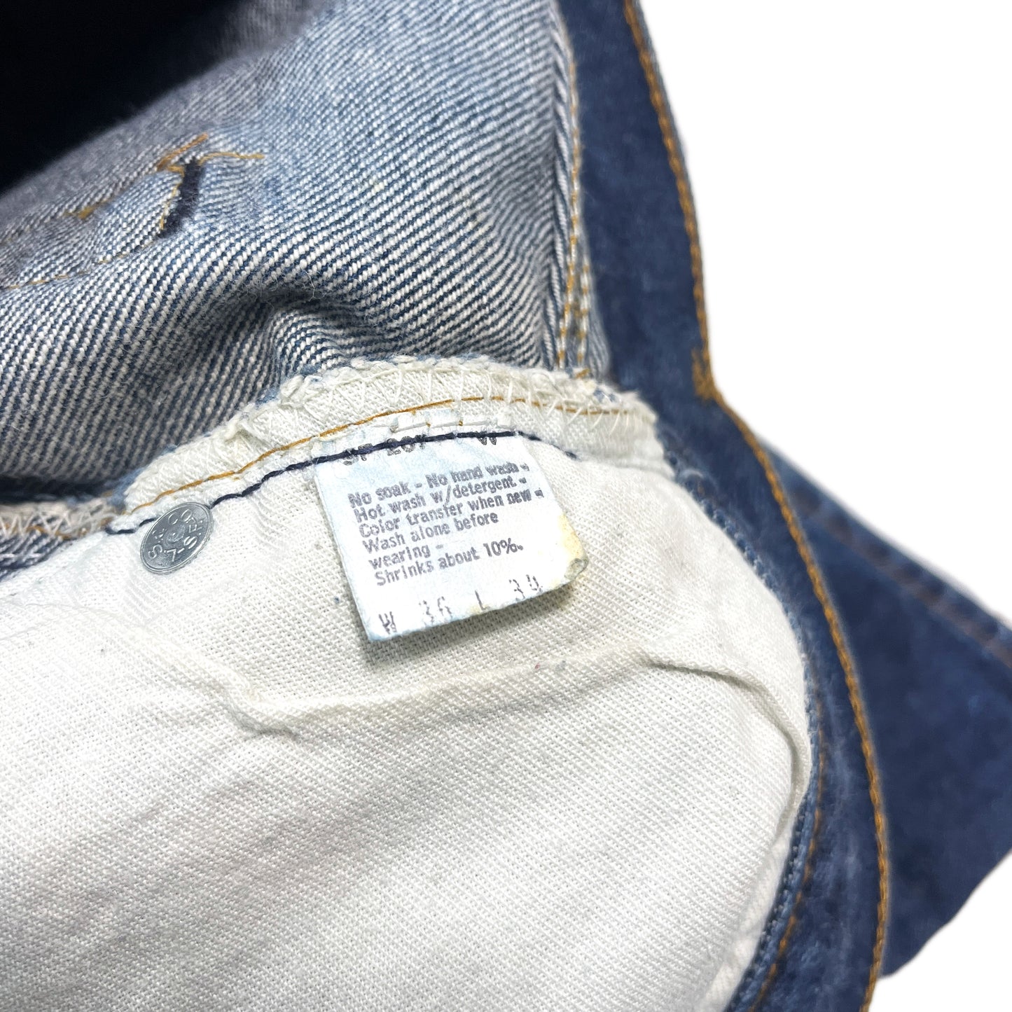 80's Levi's 501 Denim PT 赤耳 濃紺 Size (W34 L31)位