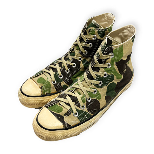 80s Converse Allstar 83 Camo Hi 10 1/2 グッドコンディション 詳細 1