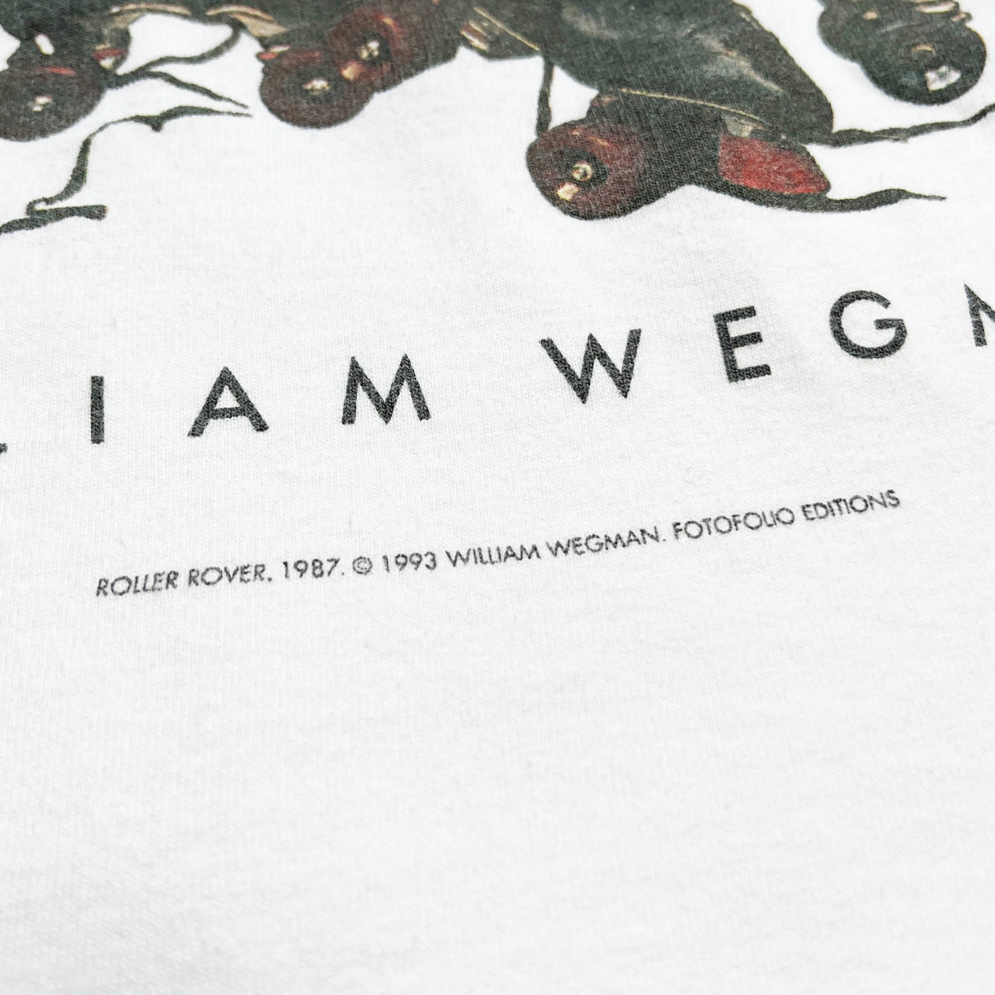 90's FRUIT OF THE LOOM William Wegman L/S T Size (L)