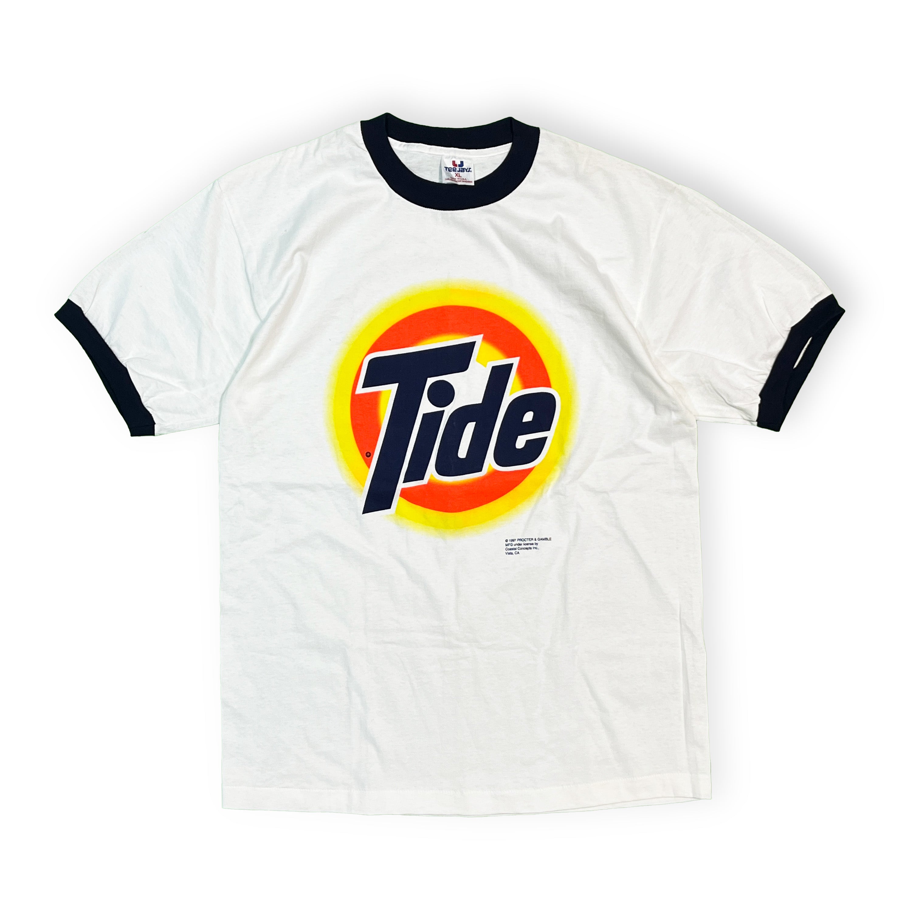 トップス Tide Ringer 1996 Vintage Tee Tee Jays Tide Ringer 1996 Vintage Tee Tee Jays（Women's T-Shirts