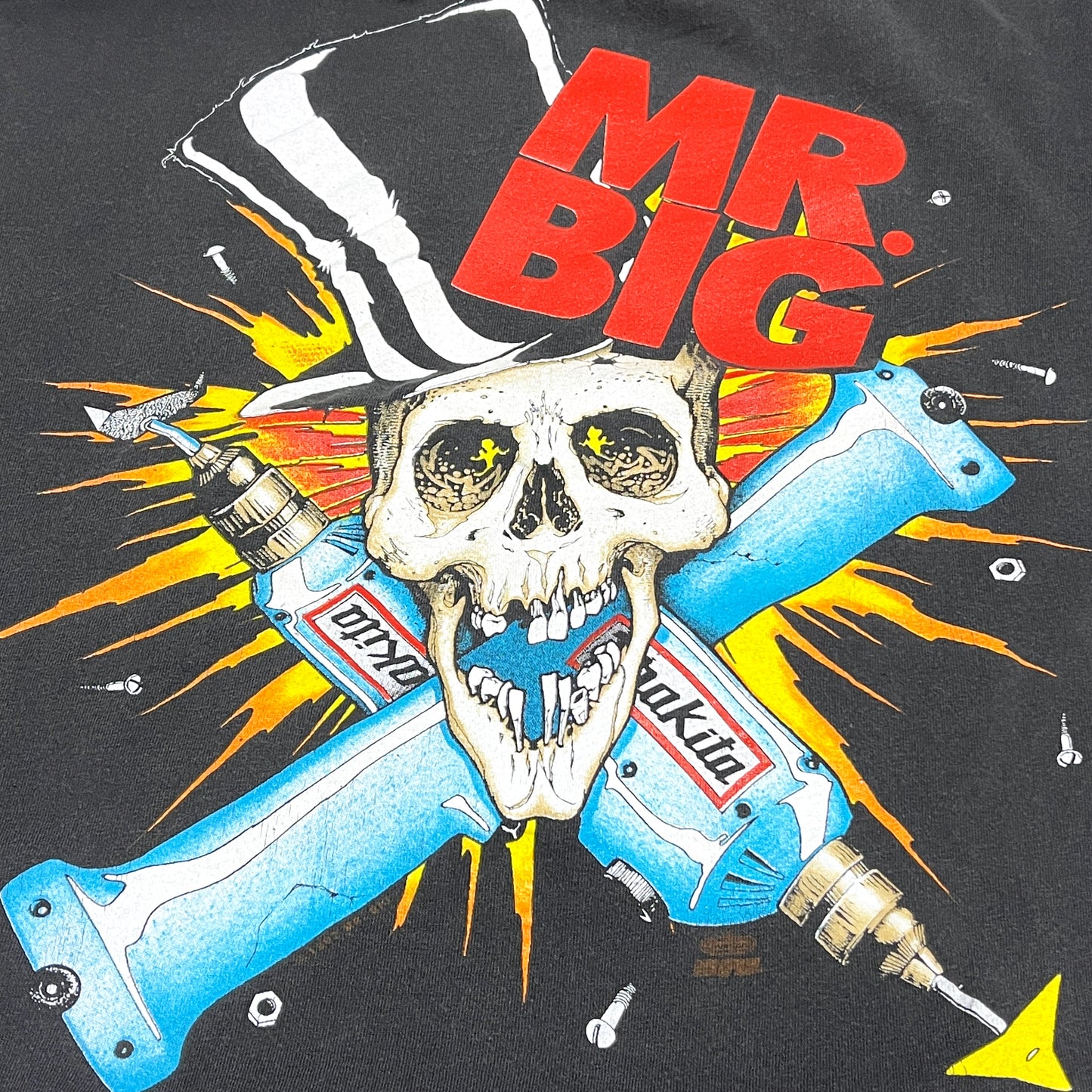 90's Hanes Mr.Big T 両面プリント Size (XL)