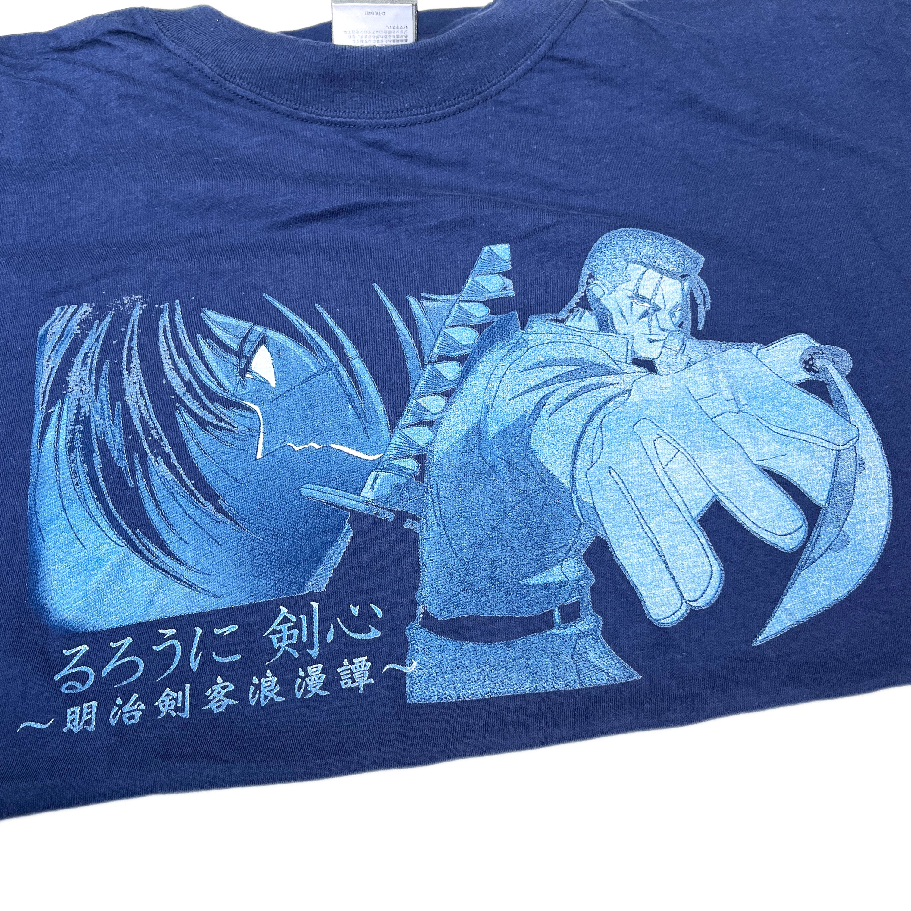 90's〜 るろうに剣心 T 緋村剣心 斎藤一 Size (L)