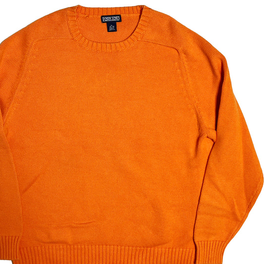 90's〜 LANDS' END Cotton Knit オレンジ！ Size (XL)