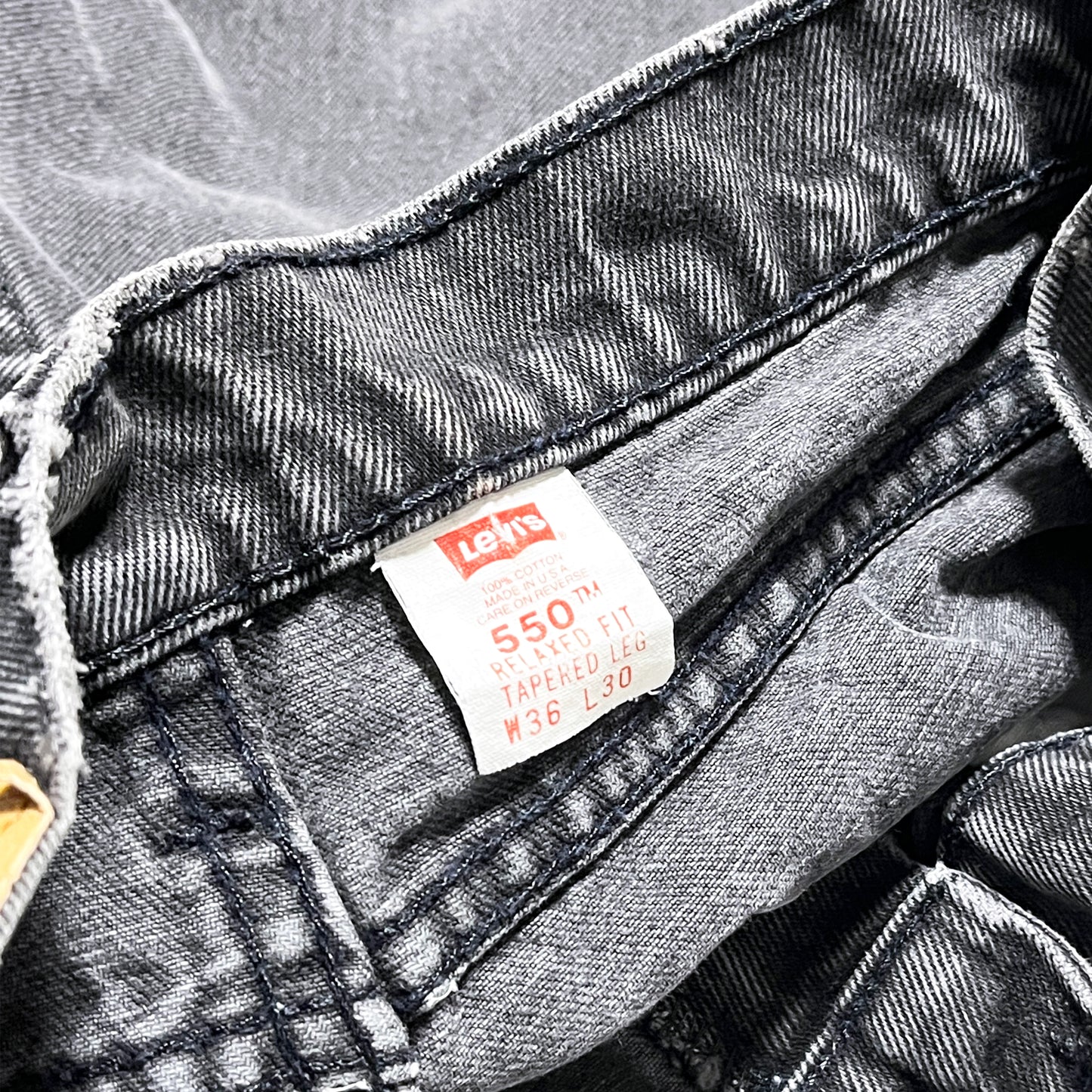 90's Levi's 550 Black Denim PT Size (W34 L30)位