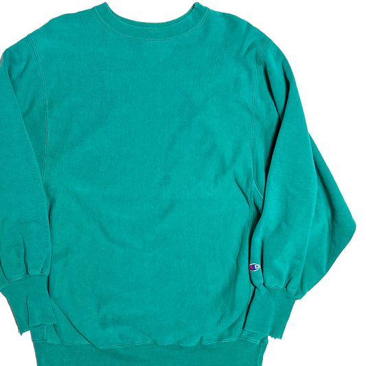 90's Champion R/W Green 目無し Size (XL)