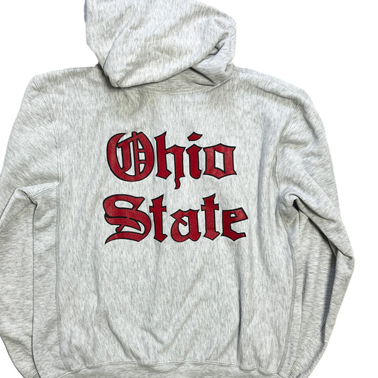 90's Champion 青刺繍タグ Ohio State Zip Parka Size (L)
