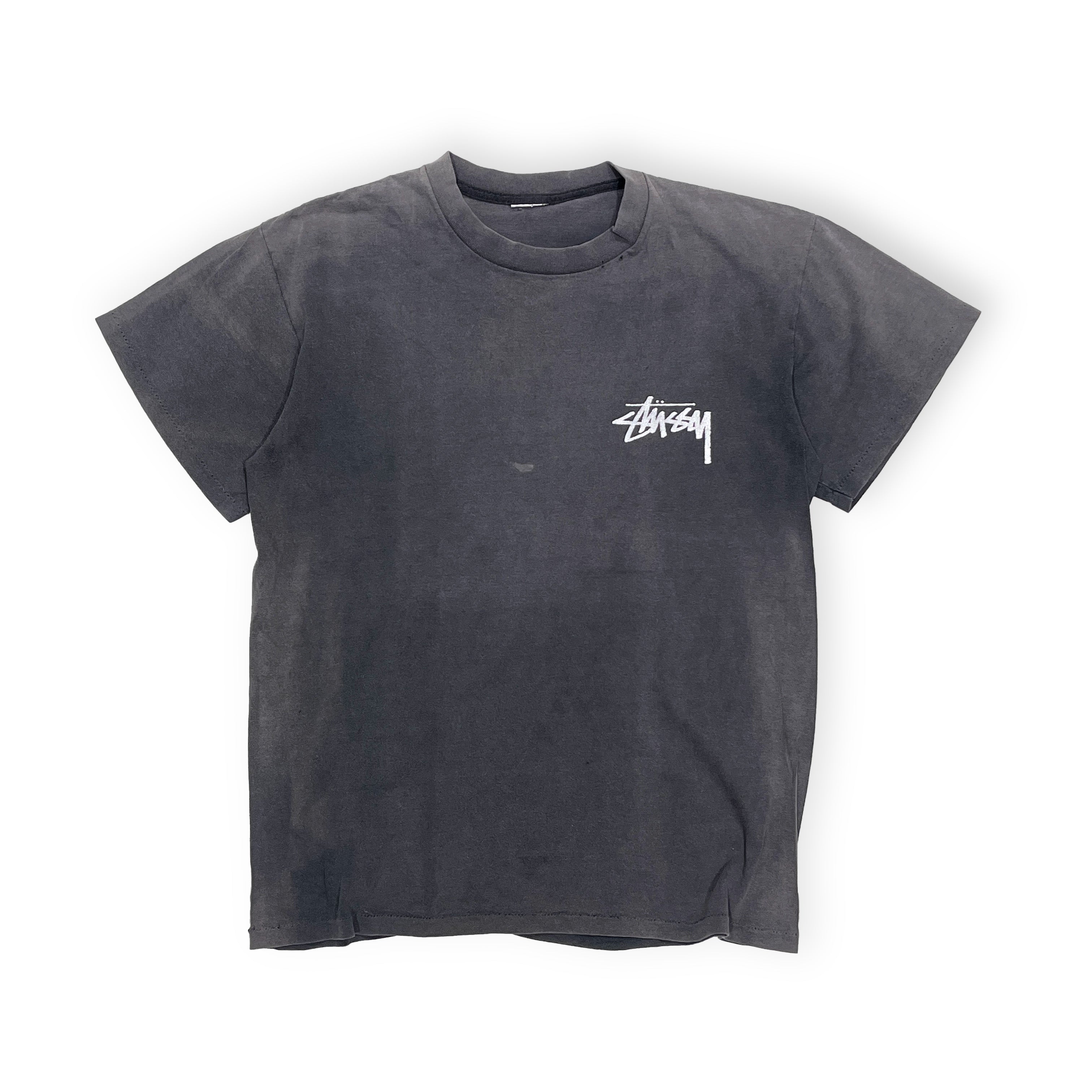 90's Old STUSSY 折れクラウン T Size (L)位