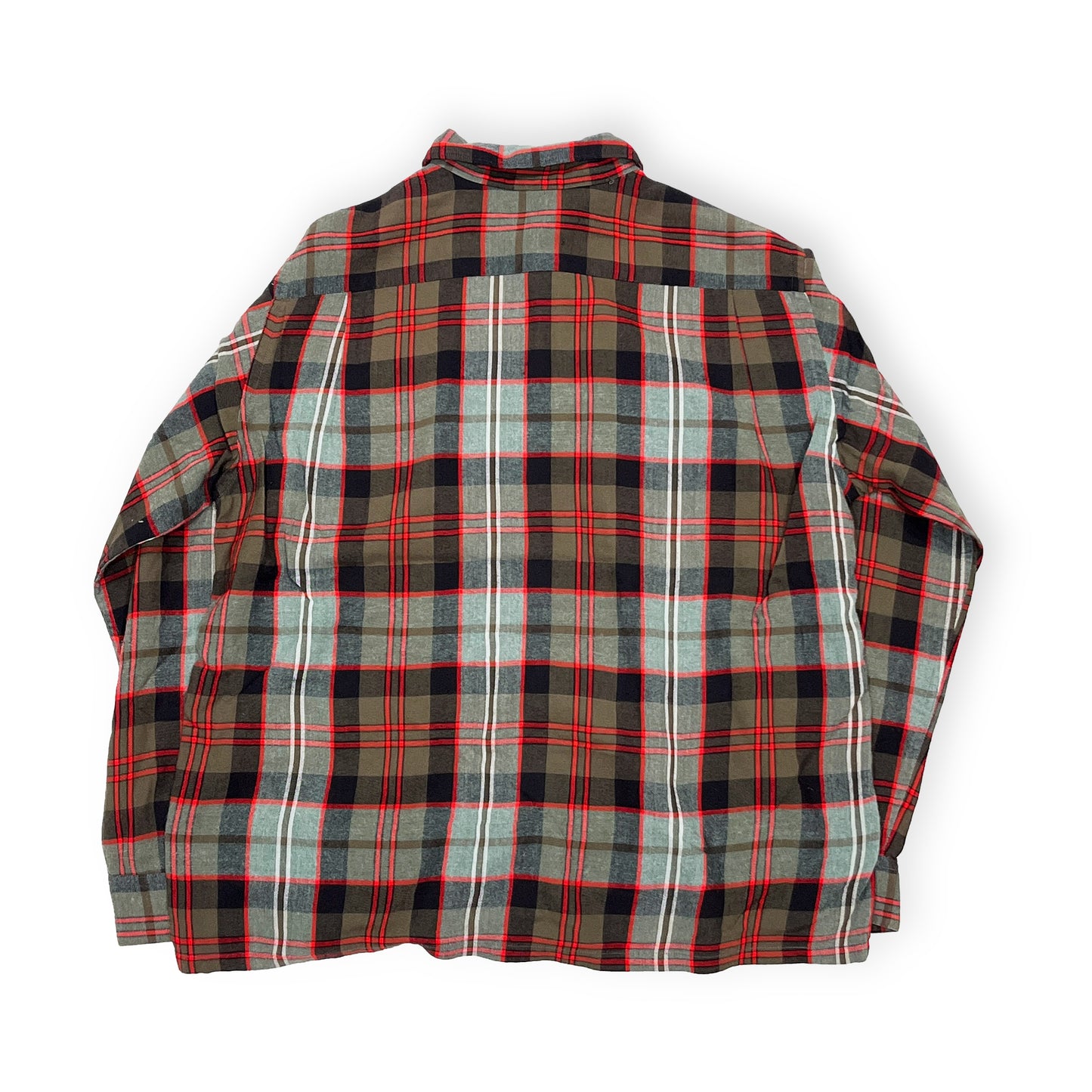 60's Town Craft Rayon Check SH Size (L)