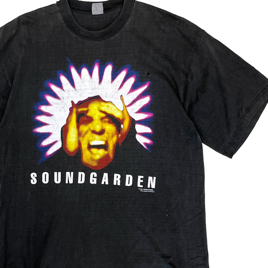 90's Euro Soundgarden "Black Hole Sun" T Size (XL)位 極上雰囲気！