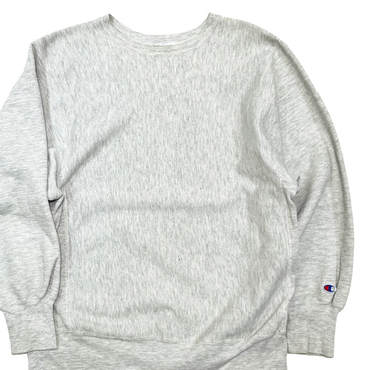 90's Champion R/W Gray 目無し Size (L) アメリカ製