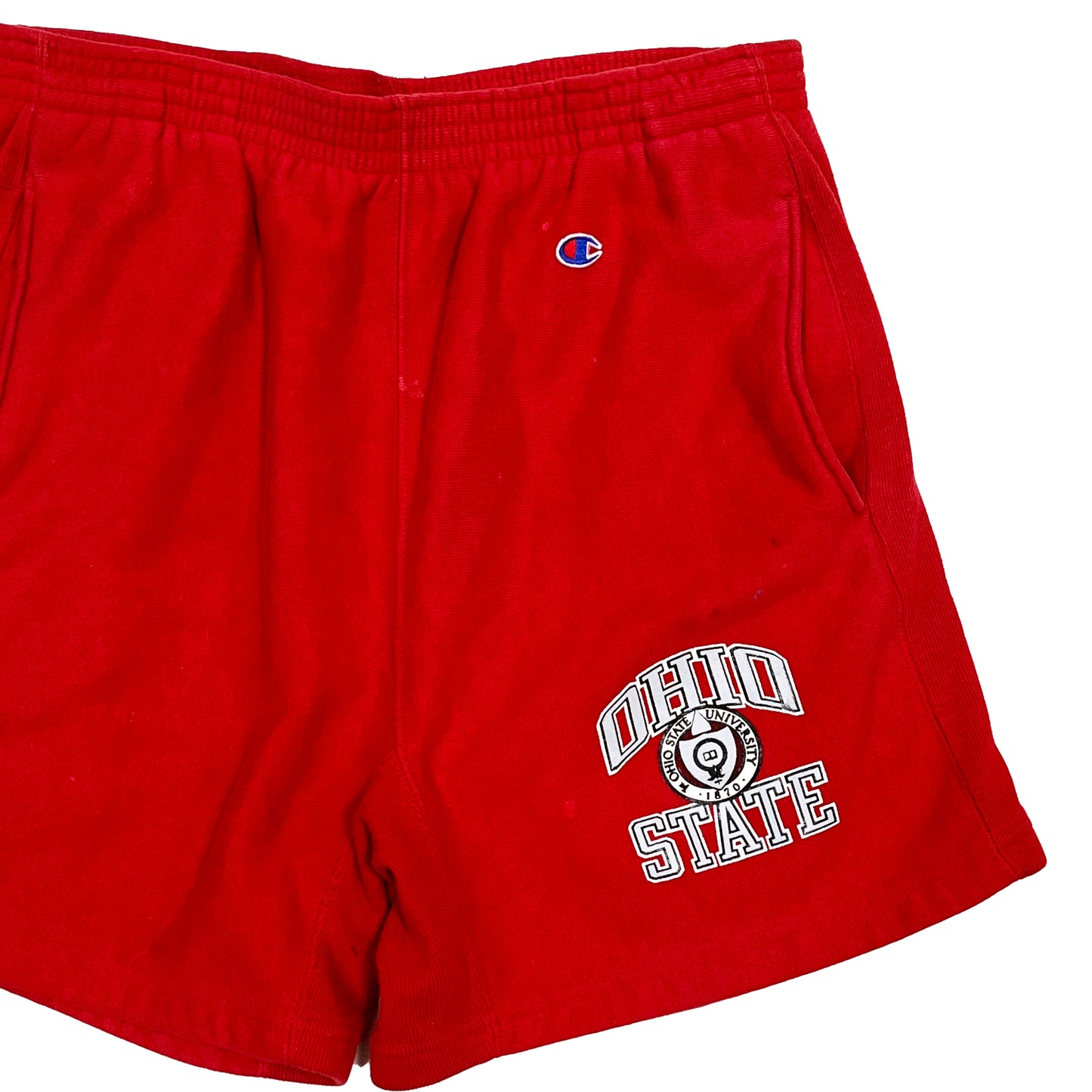 90's Champion R/W Shorts "OHIO STATE" Size (XL)