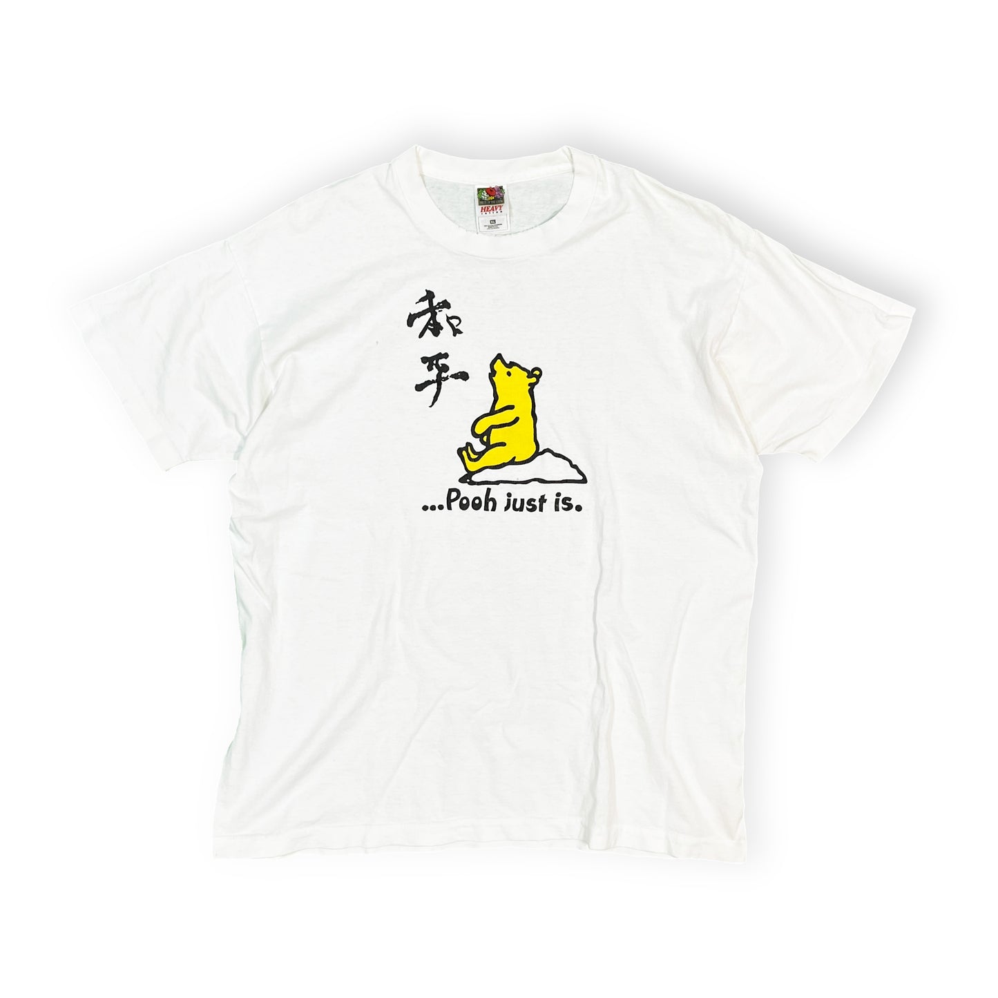 90's FRUIT OF THE LOOM Pooh 和平 T Size (XL)