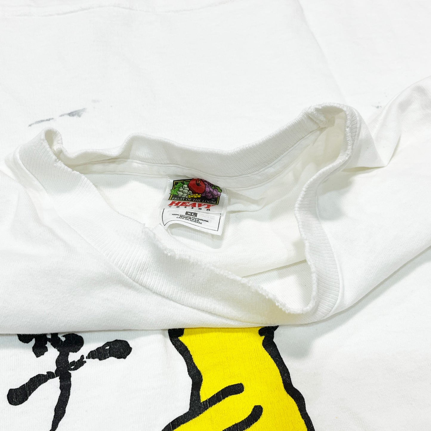 90's FRUIT OF THE LOOM Pooh 和平 T Size (XL)