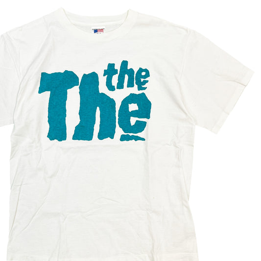 90s AIRAK The The "DUSK" T XL 平置き 1 白ベースに青いThe Theロゴプリント