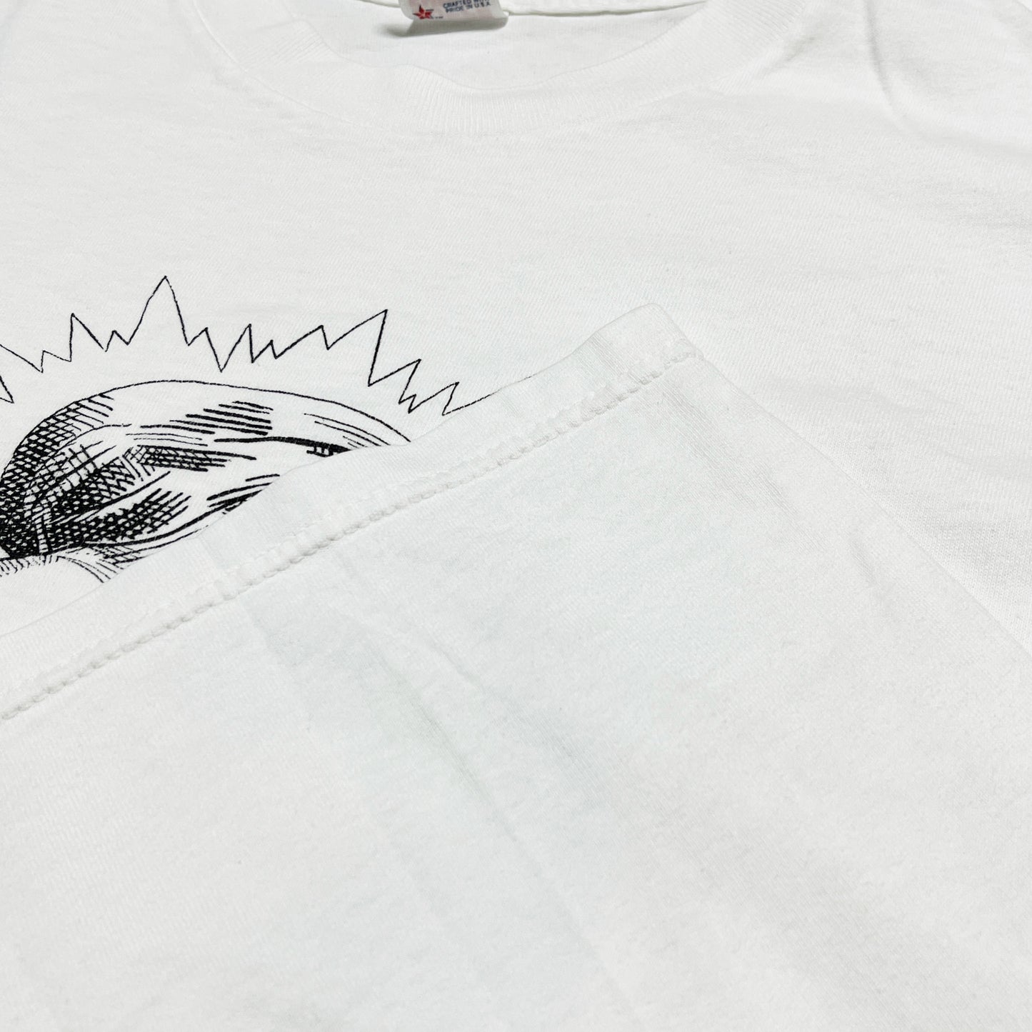 90's SOFFE SHIRTS Largely Literary Series "Marie Curie" T Size (XL)