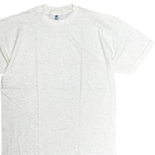 90s BELTON カスリ T XL 平置き 1 白ベースの素材 カスリ柄 XLサイズタグ