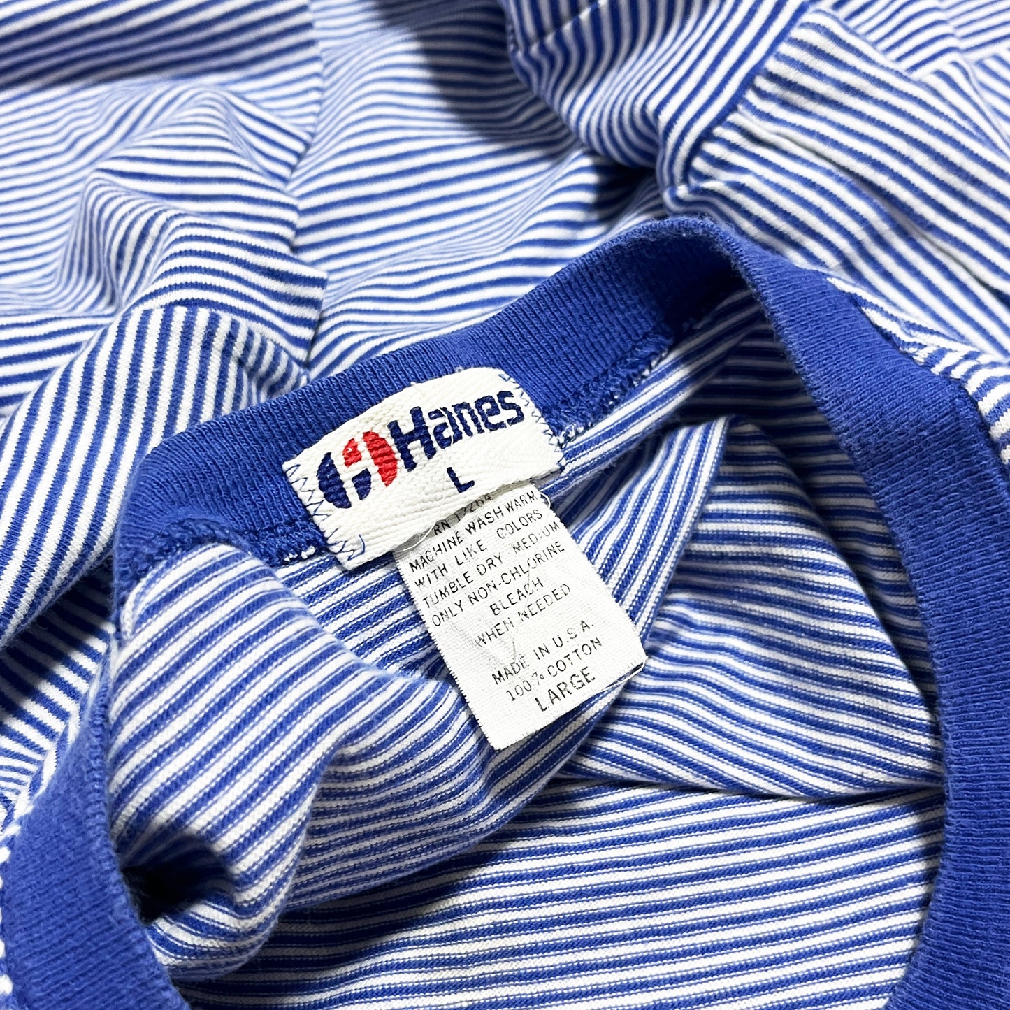 90's Hanes Border Pocket T Size (L)