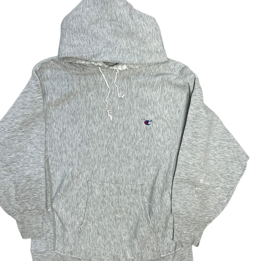 80's Champion R/W Parka Gray レジ目 Size (L) レア！