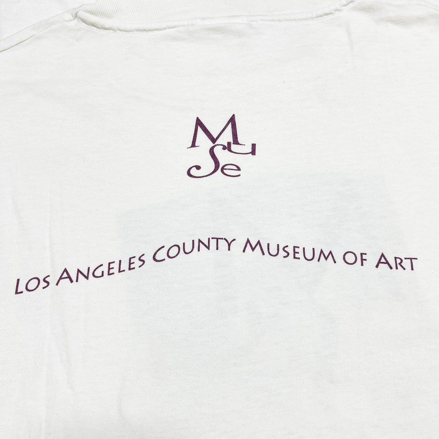 90's Hanes Los Angeles County Museum of Art "Muse" T Size (XL)