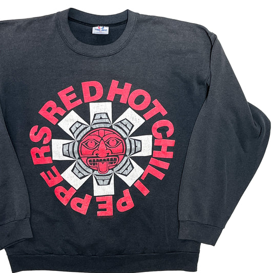 90s Tee Jays Red Hot Chili Peppers Sweat "Hanky Panky" XL 平置き 1 ダークグレーの Sweatshirt Red Hot Chi