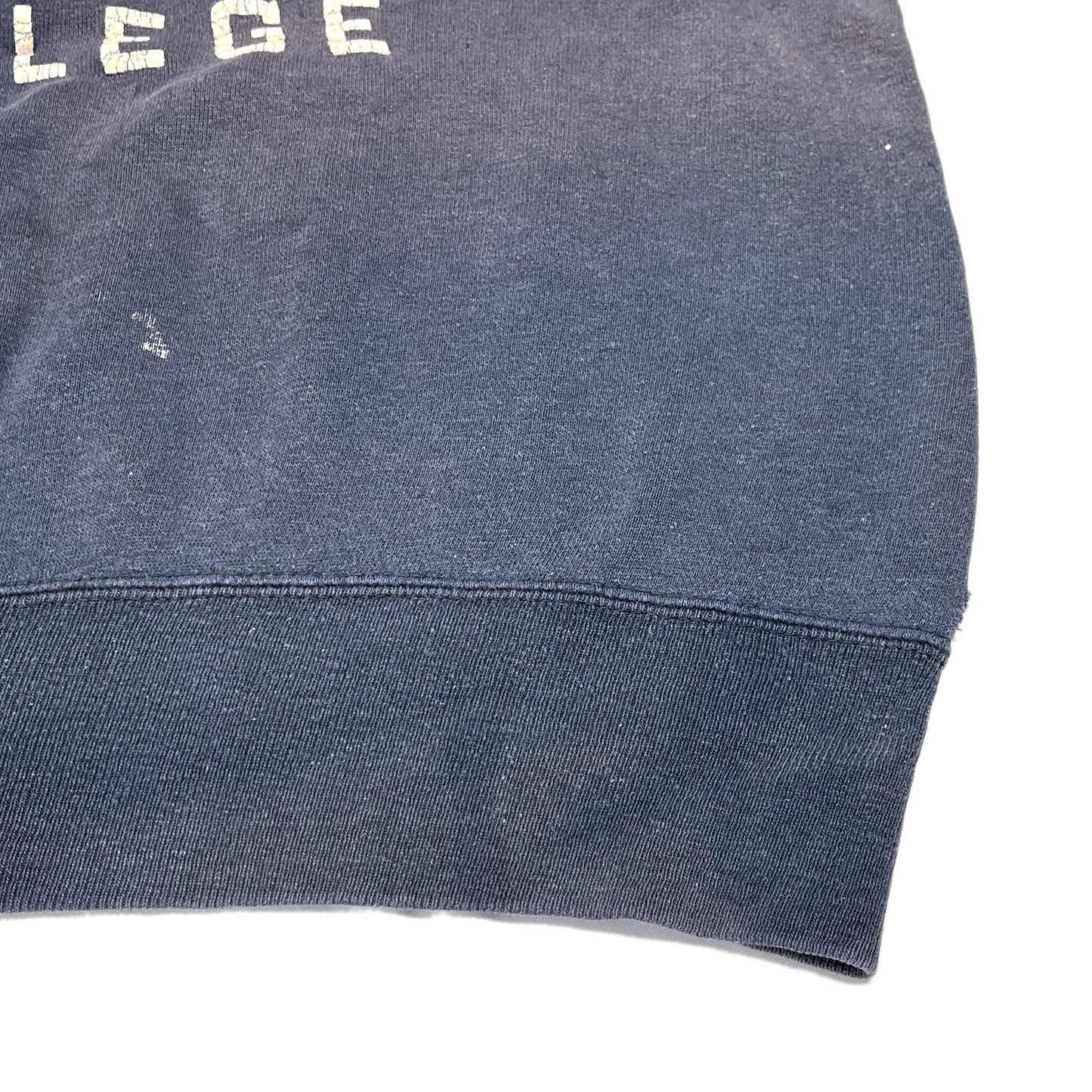60's Unknown 2Tone Sweat "CONCORDIA COLLEGE" Flocky Print Size (ML)位