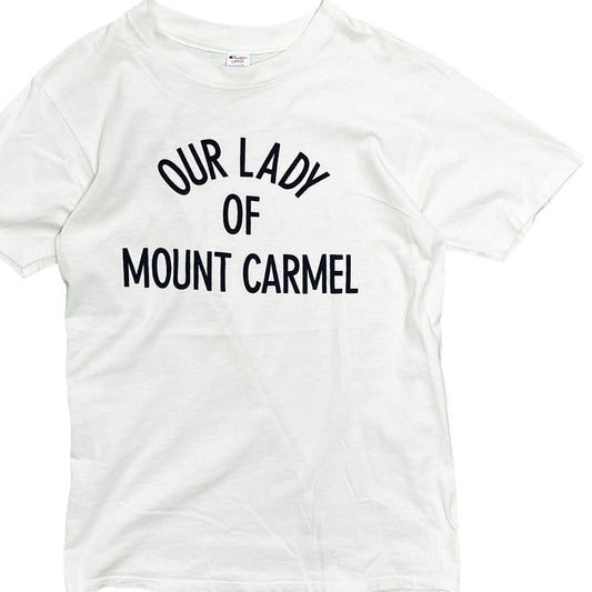 80's Champion "OUR LADY OF MOUNT CARMEL" T 染み込み Size (L)