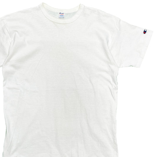 80's Champion トリコタグ Blank T ホワイト Size (XL)