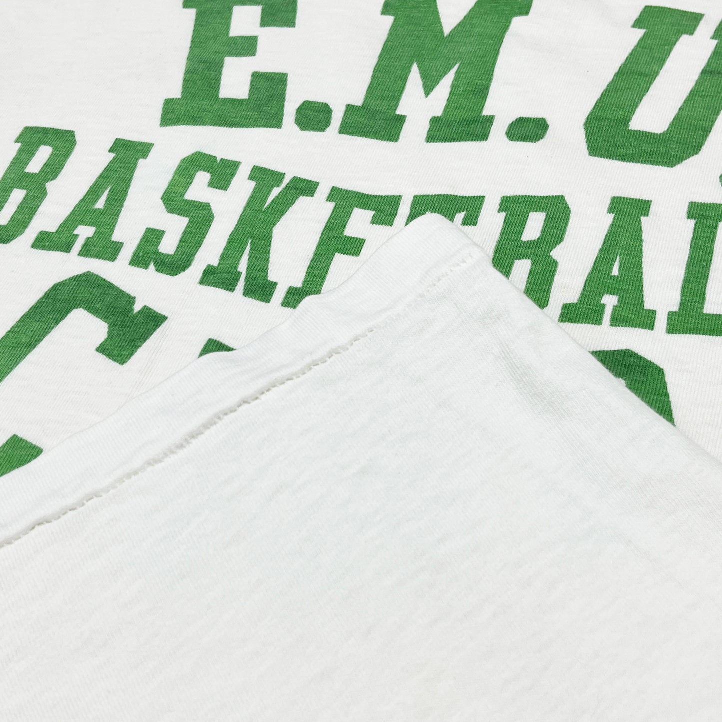 60's〜 Unknown "E.M.U. BASKETBALL CAMP" T 染み込み バインダーネック Size (L)位